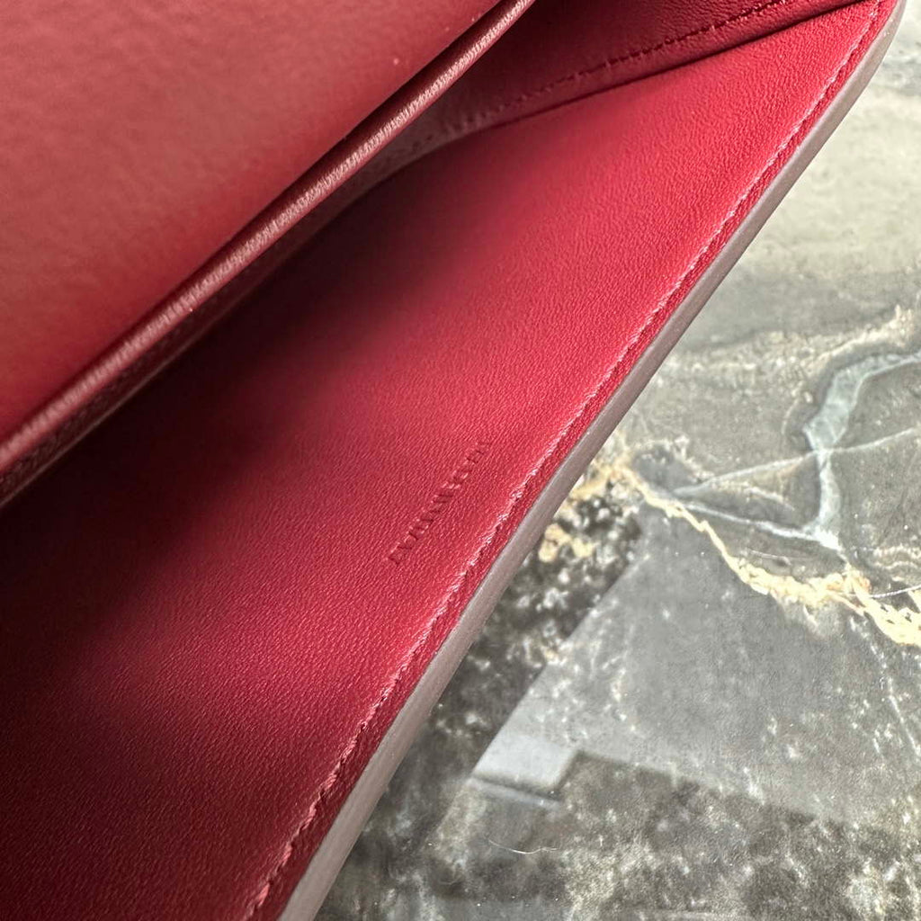 Celine 119533BF4 Teen Celine Lola in Shiny Calfskin Red