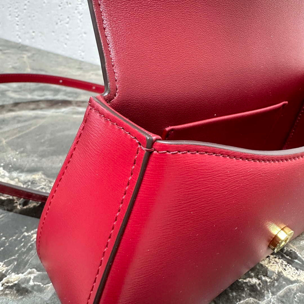 Celine 119533BF4 Teen Celine Lola in Shiny Calfskin Red