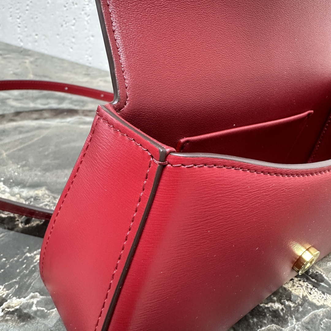 Celine 119533BF4 Teen Celine Lola in Shiny Calfskin Red