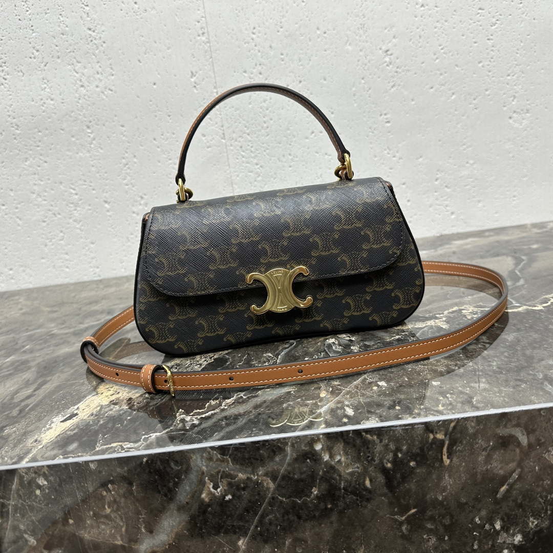 Celine 119533BF4 Teen Celine Lola in Triomphe Canvas
