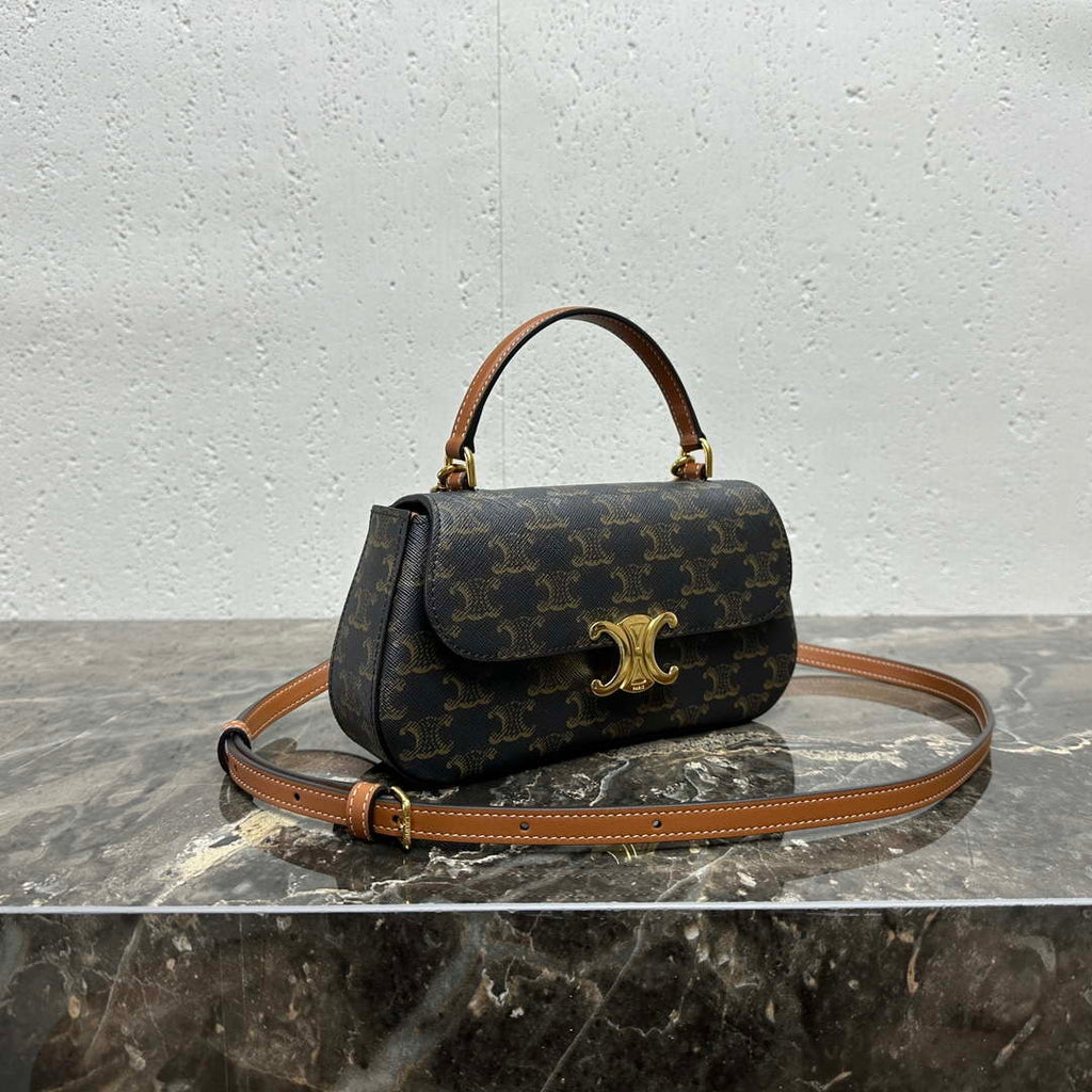 Celine 119533BF4 Teen Celine Lola in Triomphe Canvas