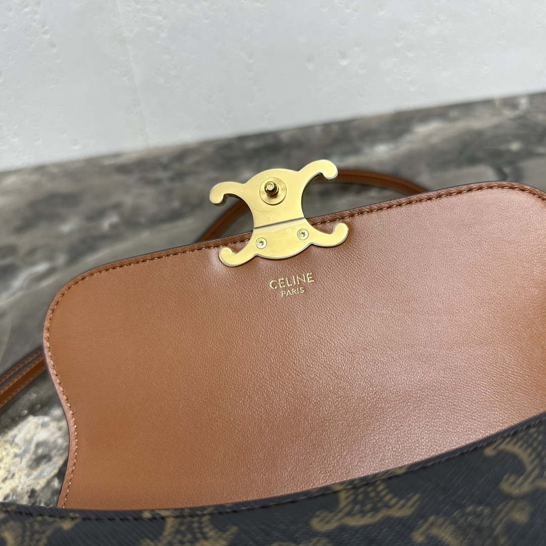 Celine 119533BF4 Teen Celine Lola in Triomphe Canvas