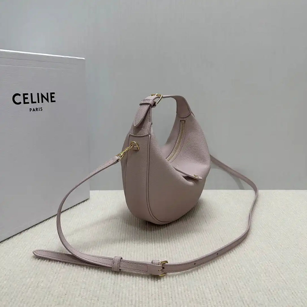 Celine 120723 Teen Celine Lulu IN Grained calfskin Pink