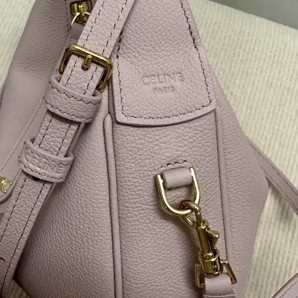 Celine 120723 Teen Celine Lulu IN Grained calfskin Pink