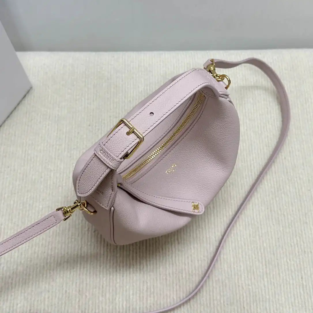 Celine 120723 Teen Celine Lulu IN Grained calfskin Pink