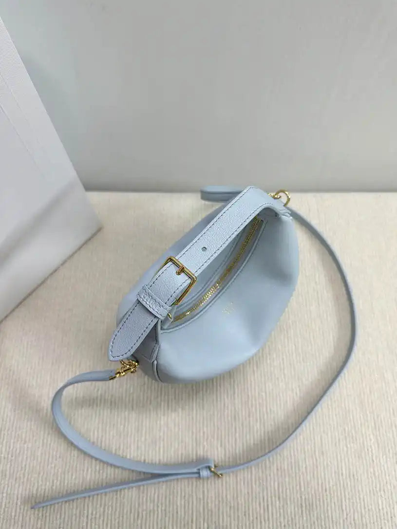 Celine 120723 Teen Celine Lulu IN Grained calfskin Blue