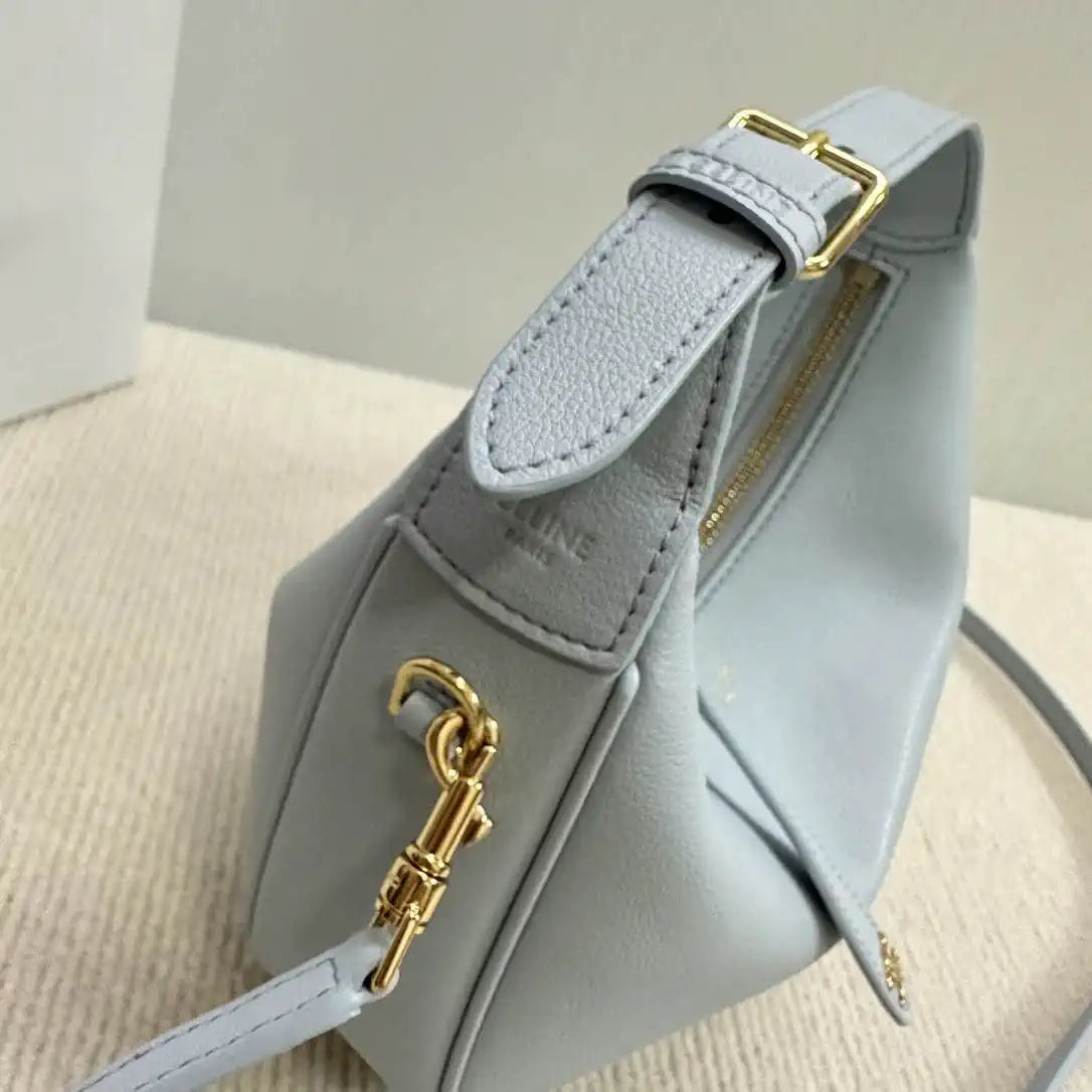 Celine 120723 Teen Celine Lulu IN Grained calfskin Blue