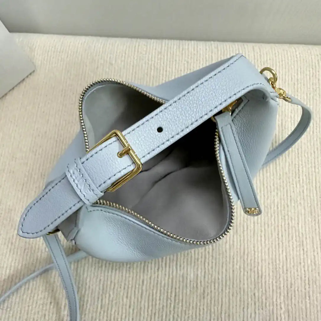 Celine 120723 Teen Celine Lulu IN Grained calfskin Blue