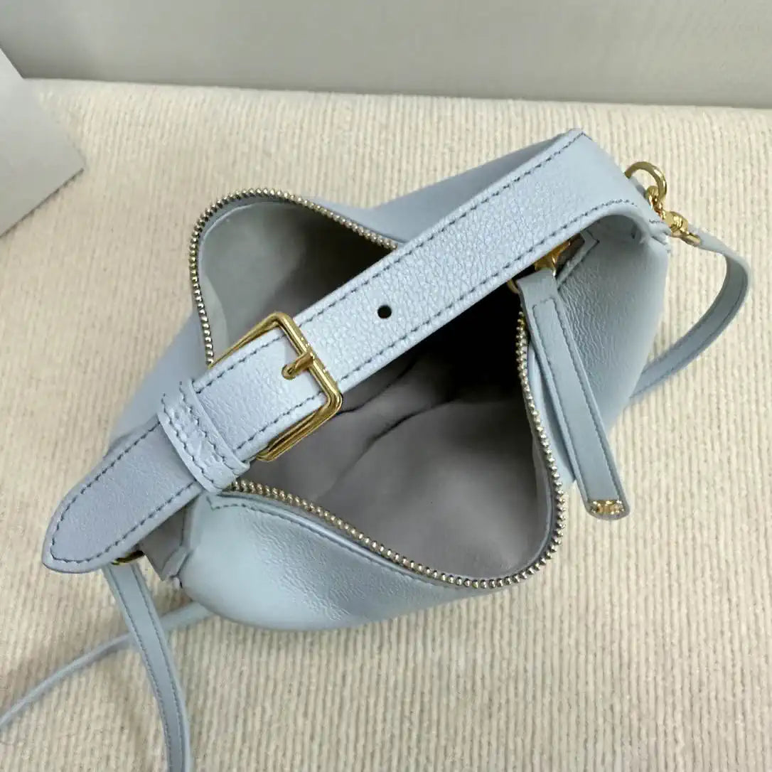 Celine 120723 Teen Celine Lulu IN Grained calfskin Blue