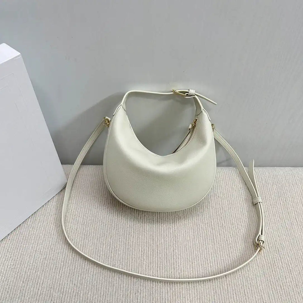 Celine 120723 Teen Celine Lulu IN Grained calfskin White