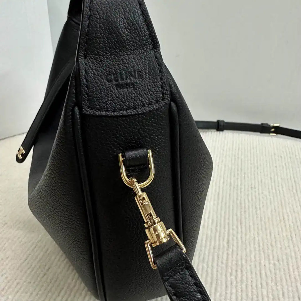 Celine 120723 Teen Celine Lulu IN Grained calfskin Black
