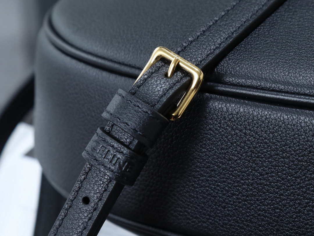 Celine 120723DPJ Teen Celine Lulu IN SUPPLE GRAINED CALFSKIN Black