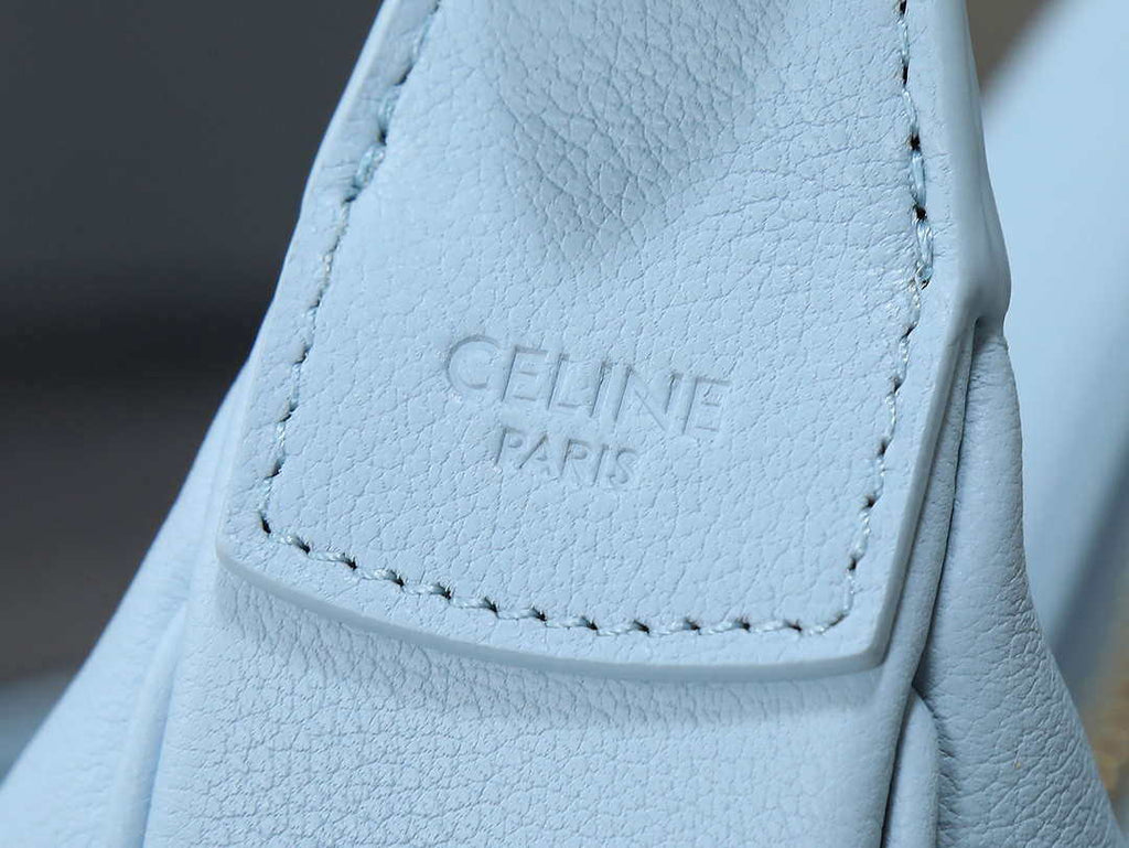 Celine 120723DPJ Teen Celine Lulu IN SUPPLE GRAINED CALFSKIN Blue