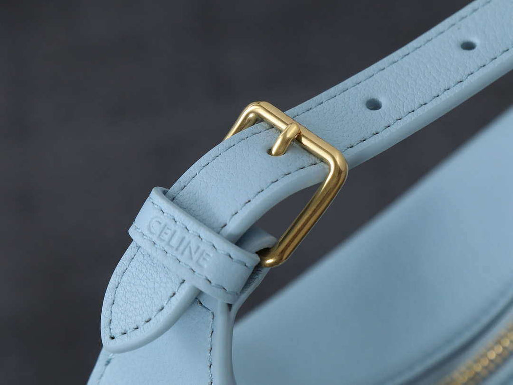 Celine 120723DPJ Teen Celine Lulu IN SUPPLE GRAINED CALFSKIN Blue