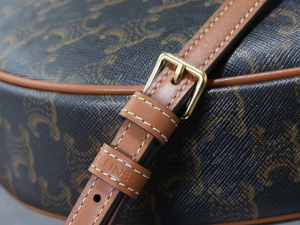 Celine 120723DPJ Teen Celine Lulu IN SUPPLE TRIOMPHE CANVAS AND CALFSKIN