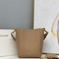 Celine 178303 Sangle Small Bucket Bag in Soft Grained Calfskin Apricot - Default Title - View 1