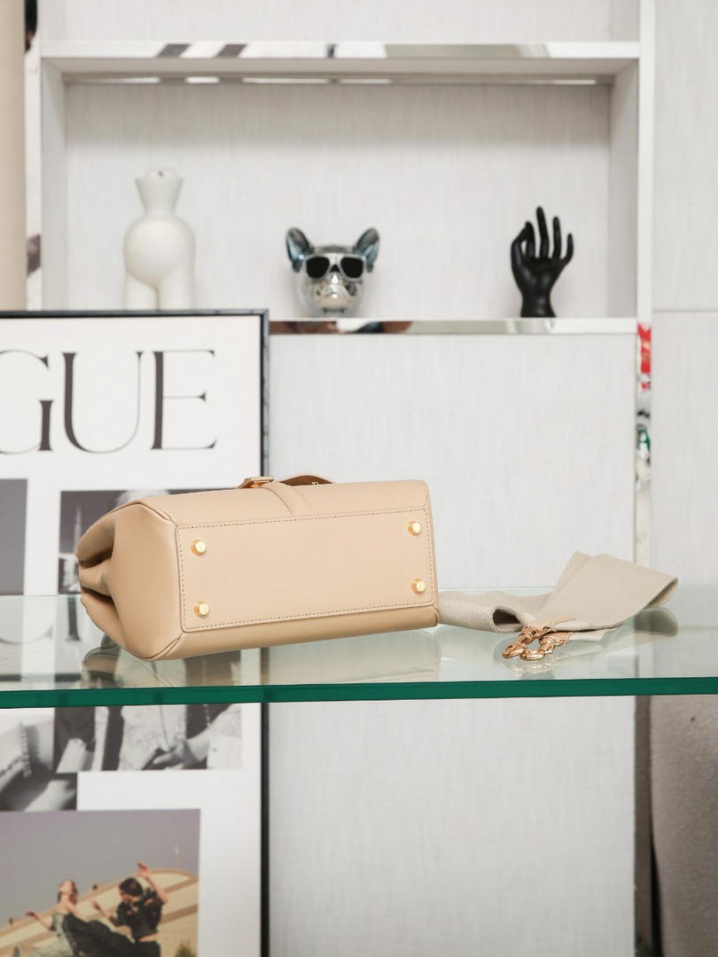 Celine 188003 Small 16 Bag IN Satinated Calfskin Apricot