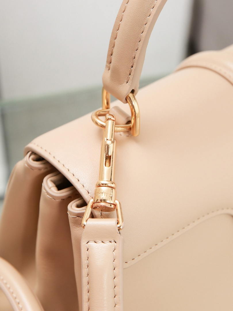 Celine 188003 Small 16 Bag IN Satinated Calfskin Apricot