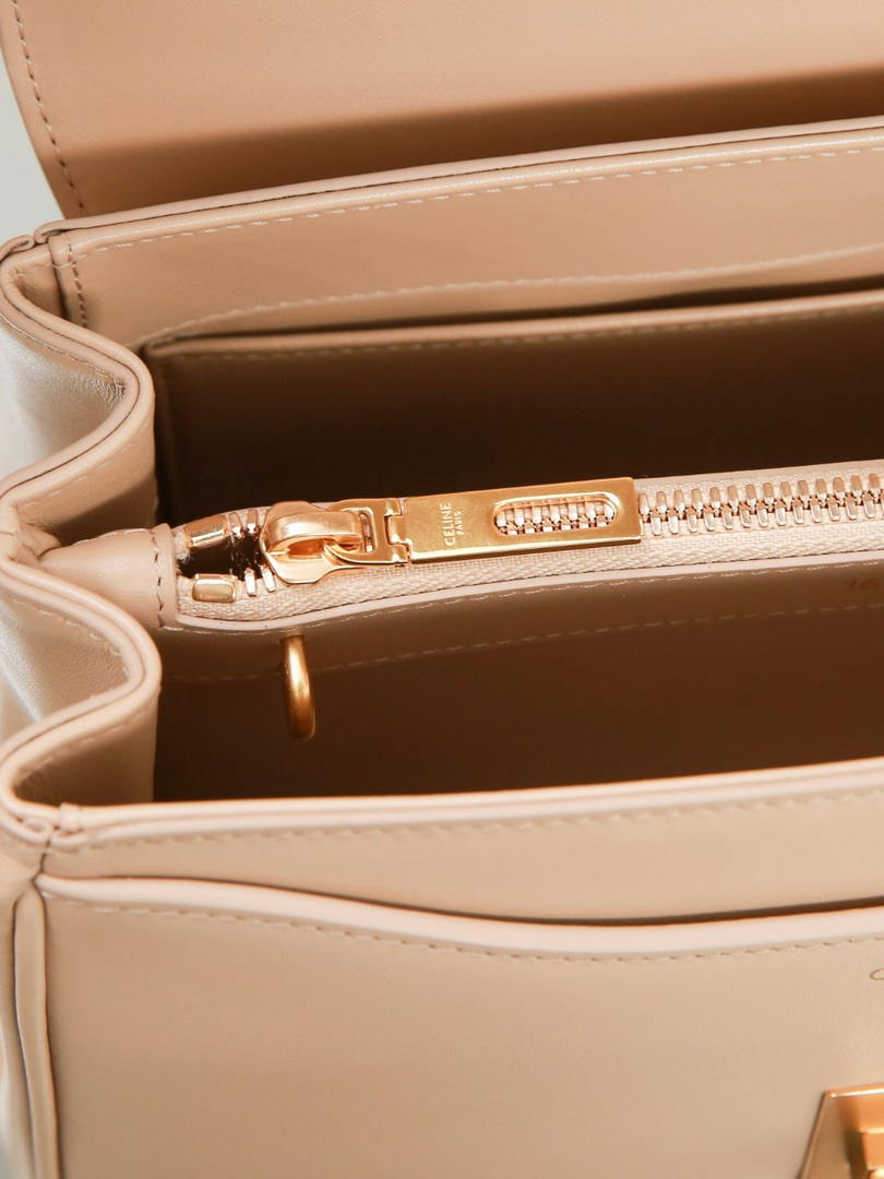 Celine 188003 Small 16 Bag IN Satinated Calfskin Apricot