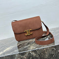 Celine 188423 TEEN TRIOMPHE BAG IN Suede Brown