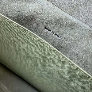 Celine 189103 Mini Belt Bag In Grained Calfskin 189153 Green - 20cm - View 9