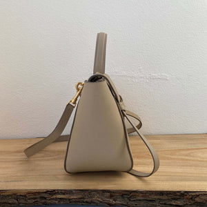 Celine 189103 Mini Belt Bag In Grained Calfskin 189153 Elephant gray - 20cm - View 3