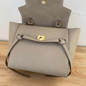 Celine 189103 Mini Belt Bag In Grained Calfskin 189153 Elephant gray - 20cm - View 7