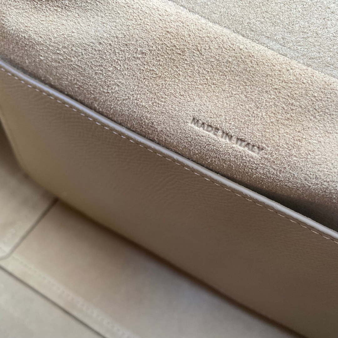 Celine 189103 Mini Belt Bag In Grained Calfskin 189153 Elephant gray