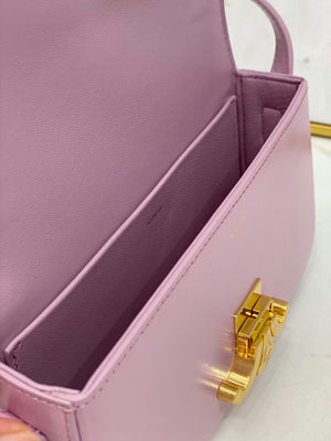 Celine 194143 Triomphe Shoulder Bag in Natural Calfskin Pink - Default Title - View 8