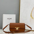 Celine 194143 Triomphe Shoulder Bag in Natural Calfskin Tan - Default Title - View 1