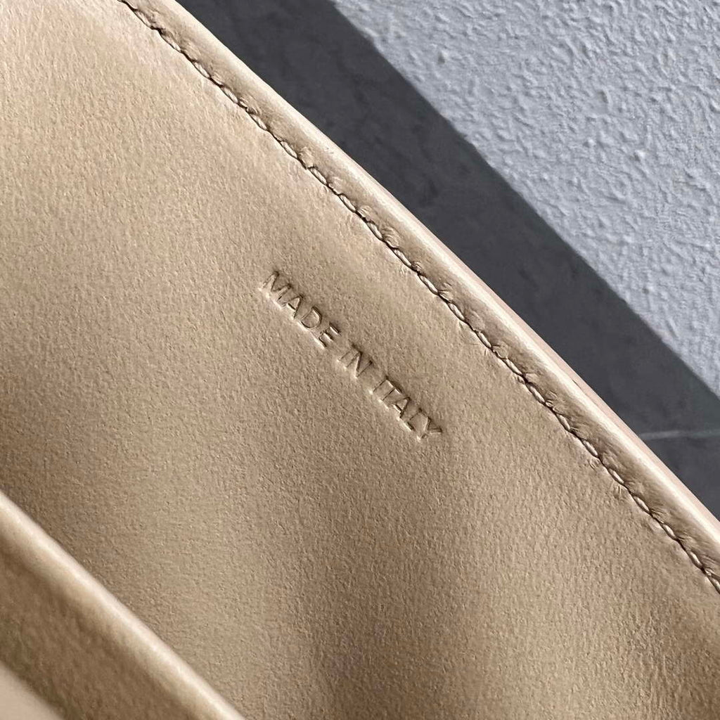Celine 197992 Chain Shoulder Bag Claude In Triomphe Canvas Nude