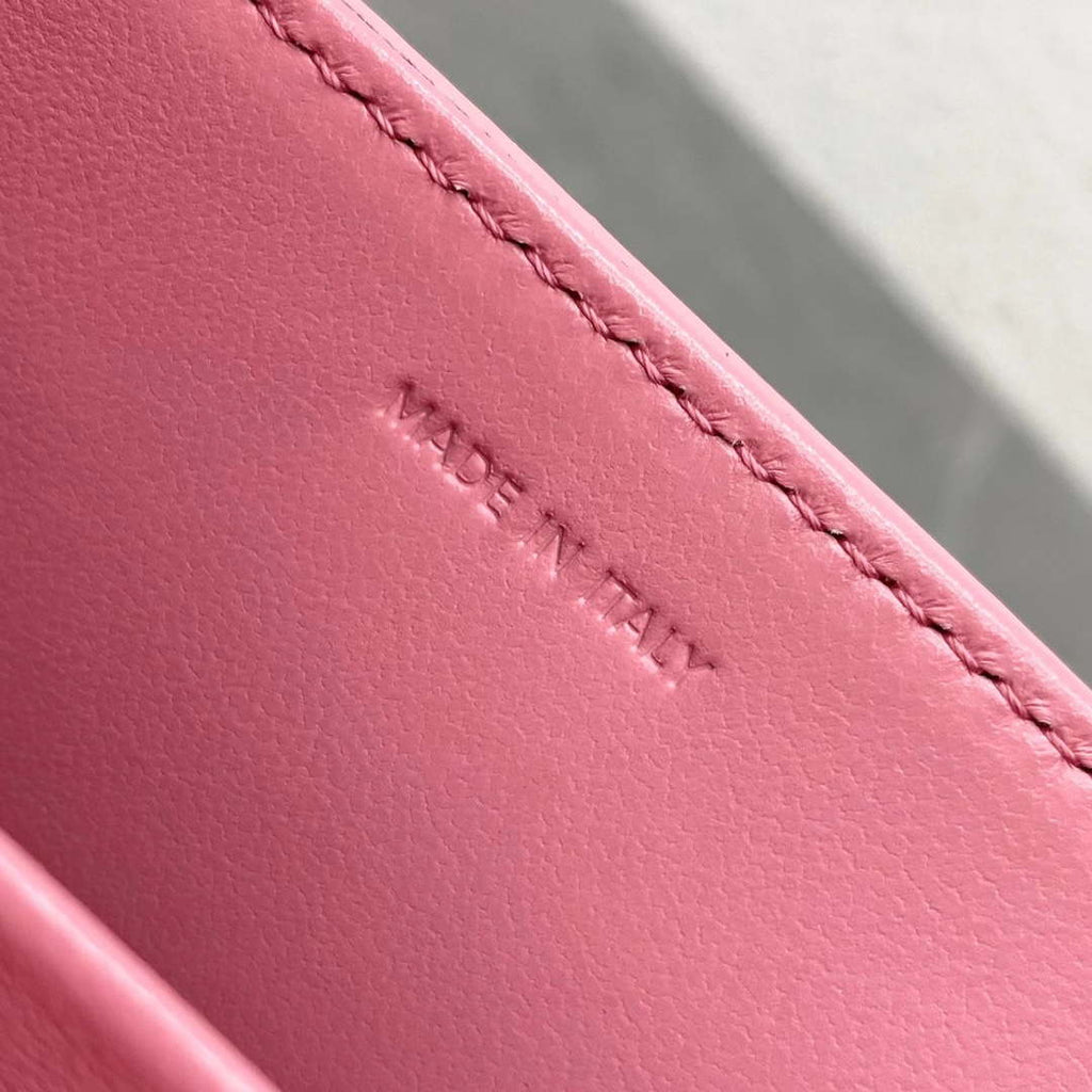 Celine 197992 Chain Shoulder Bag Claude In Triomphe Canvas Pink