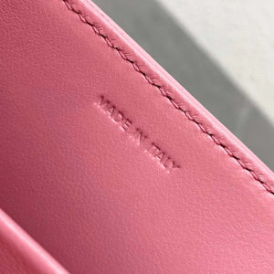 Celine 197992 Chain Shoulder Bag Claude In Triomphe Canvas Pink - Default Title - View 9