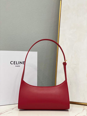 Celine 198153 Shoulder Bag Cuir Triomphe in Smooth Calfskin Red - Default Title - View 3