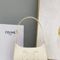 Celine 198153 Shoulder Bag Cuir Triomphe in Smooth Calfskin White - Default Title - View 1