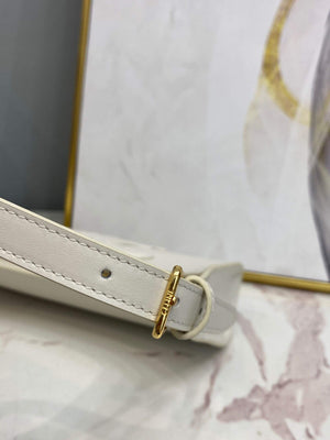 Celine 198153 Shoulder Bag Cuir Triomphe in Smooth Calfskin White - Default Title - View 8