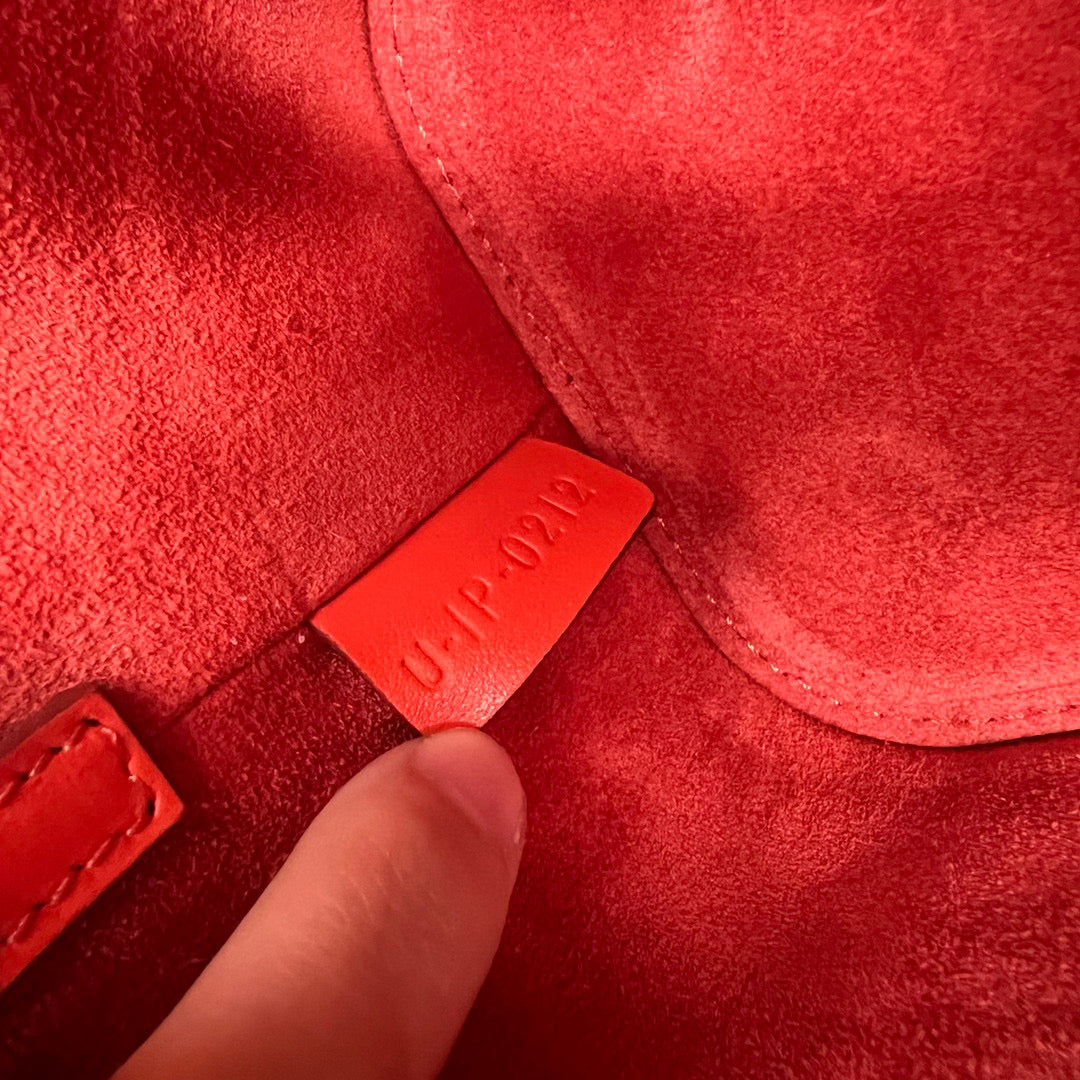 Celine 199263 SMALL BOX cuir triomphe in Smooth Calfskin Orange Red - Default Title - View 8
