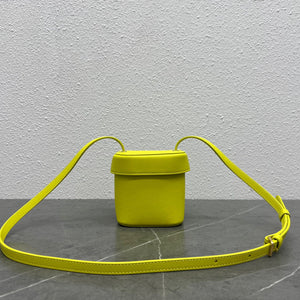 Celine 199263 SMALL BOX cuir triomphe in Smooth Calfskin Yellow - Default Title - View 3