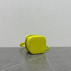 Celine 199263 SMALL BOX cuir triomphe in Smooth Calfskin Yellow - Default Title - View 4