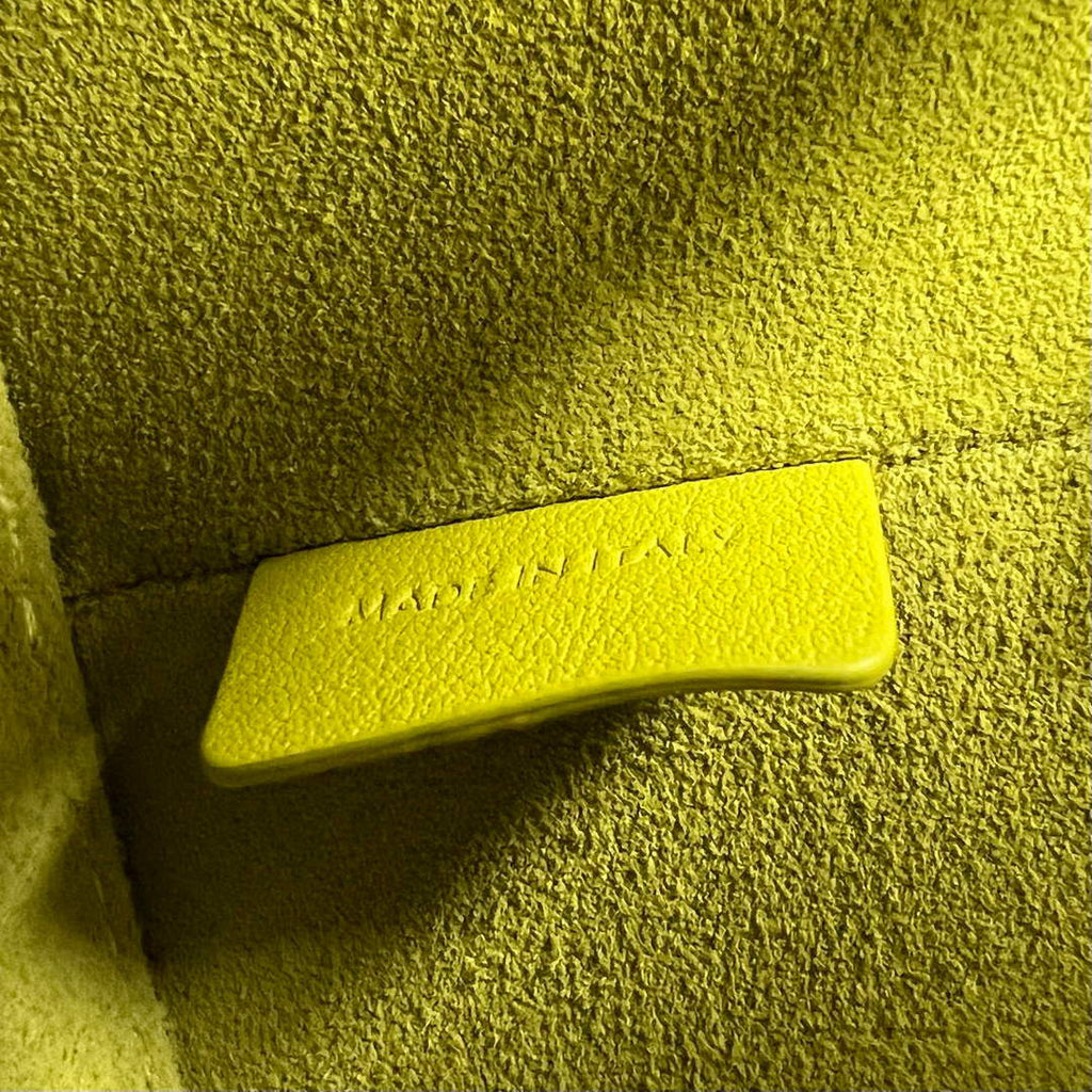 Celine 199263 SMALL BOX cuir triomphe in Smooth Calfskin Yellow