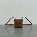 Celine 199263 SMALL BOX cuir triomphe in Smooth Calfskin Tan - Default Title - View 1