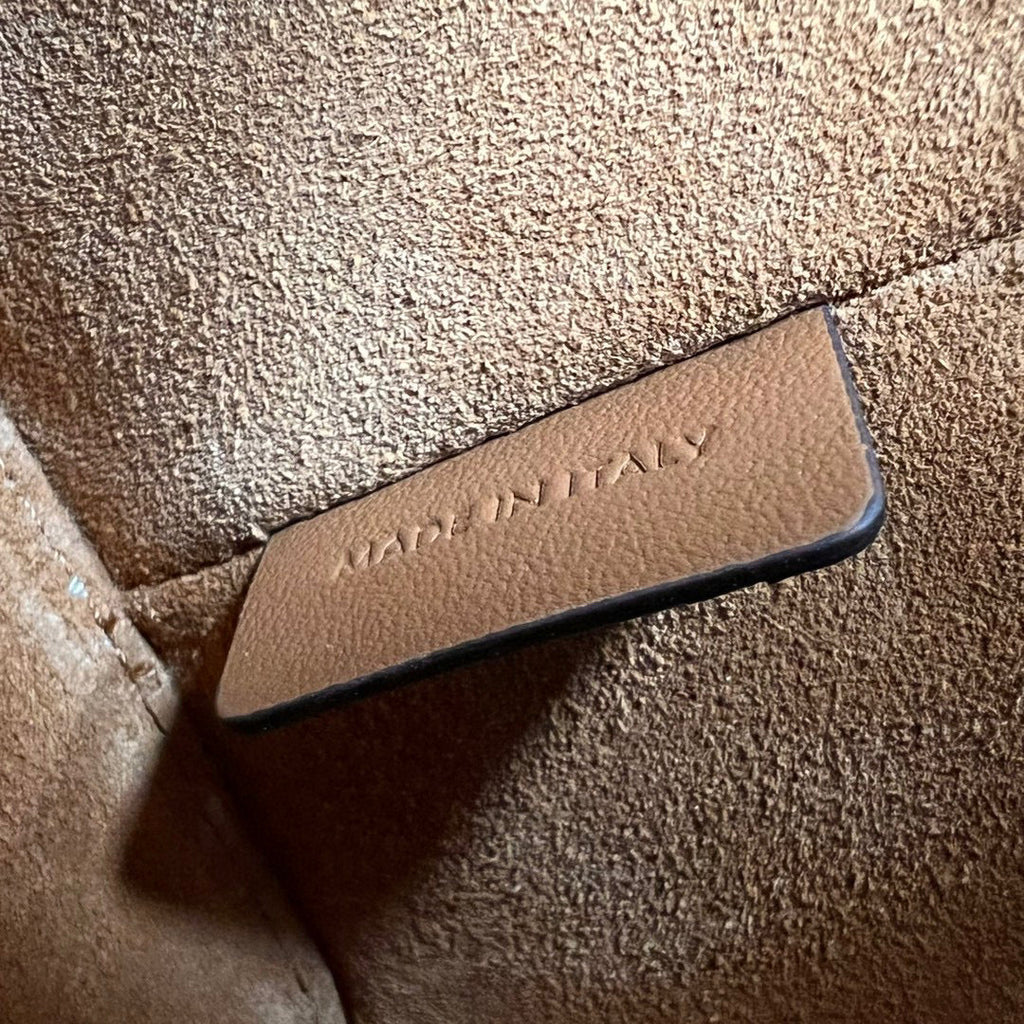 Celine 199263 SMALL BOX cuir triomphe in Smooth Calfskin Tan