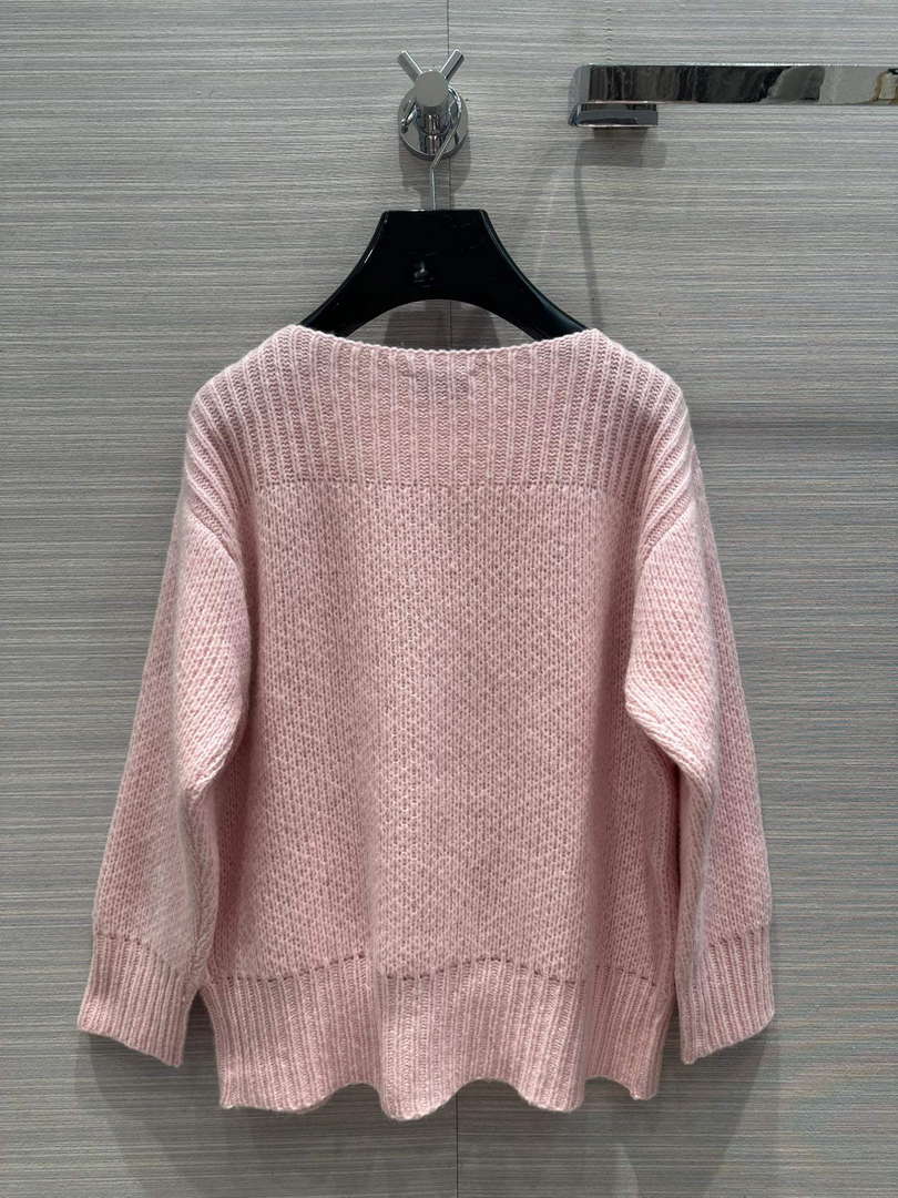 Celine 2AC99309T Boat Neck Triomphe Sweater C99068