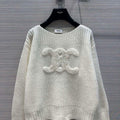 Celine 2AC99309T Boat Neck Triomphe Sweater C99069 - S - View 1