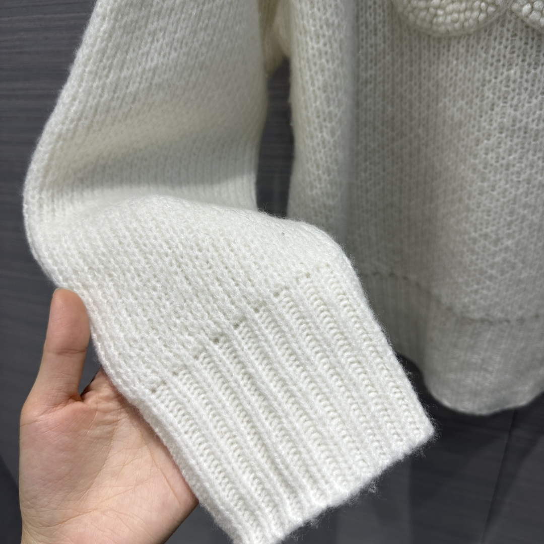 Celine 2AC99309T Boat Neck Triomphe Sweater C99069