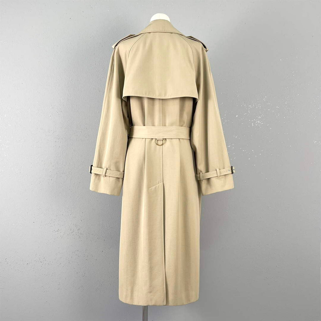 Celine 2M96A777S Wiltern Trench Coat In Cotton Gabardinemastic C99065