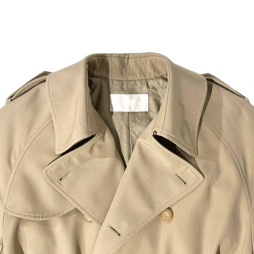 Celine 2M96A777S Wiltern Trench Coat In Cotton Gabardinemastic C99065