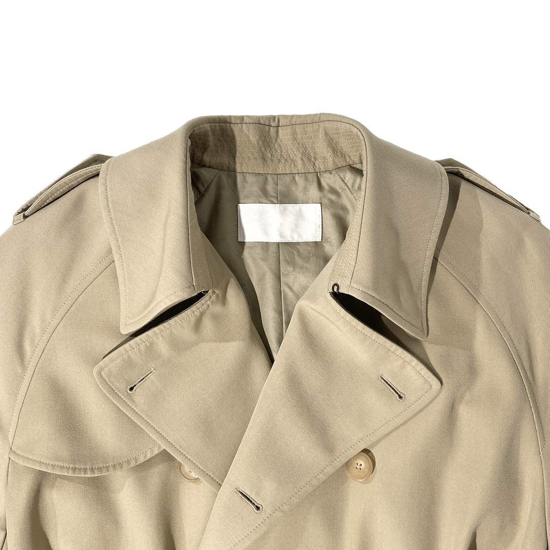 Celine 2M96A777S Wiltern Trench Coat In Cotton Gabardinemastic C99065