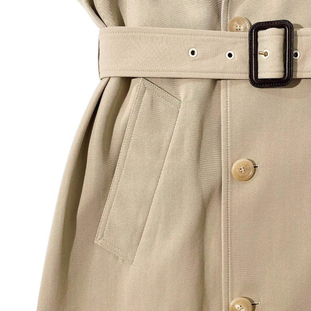 Celine 2M96A777S Wiltern Trench Coat In Cotton Gabardinemastic C99065