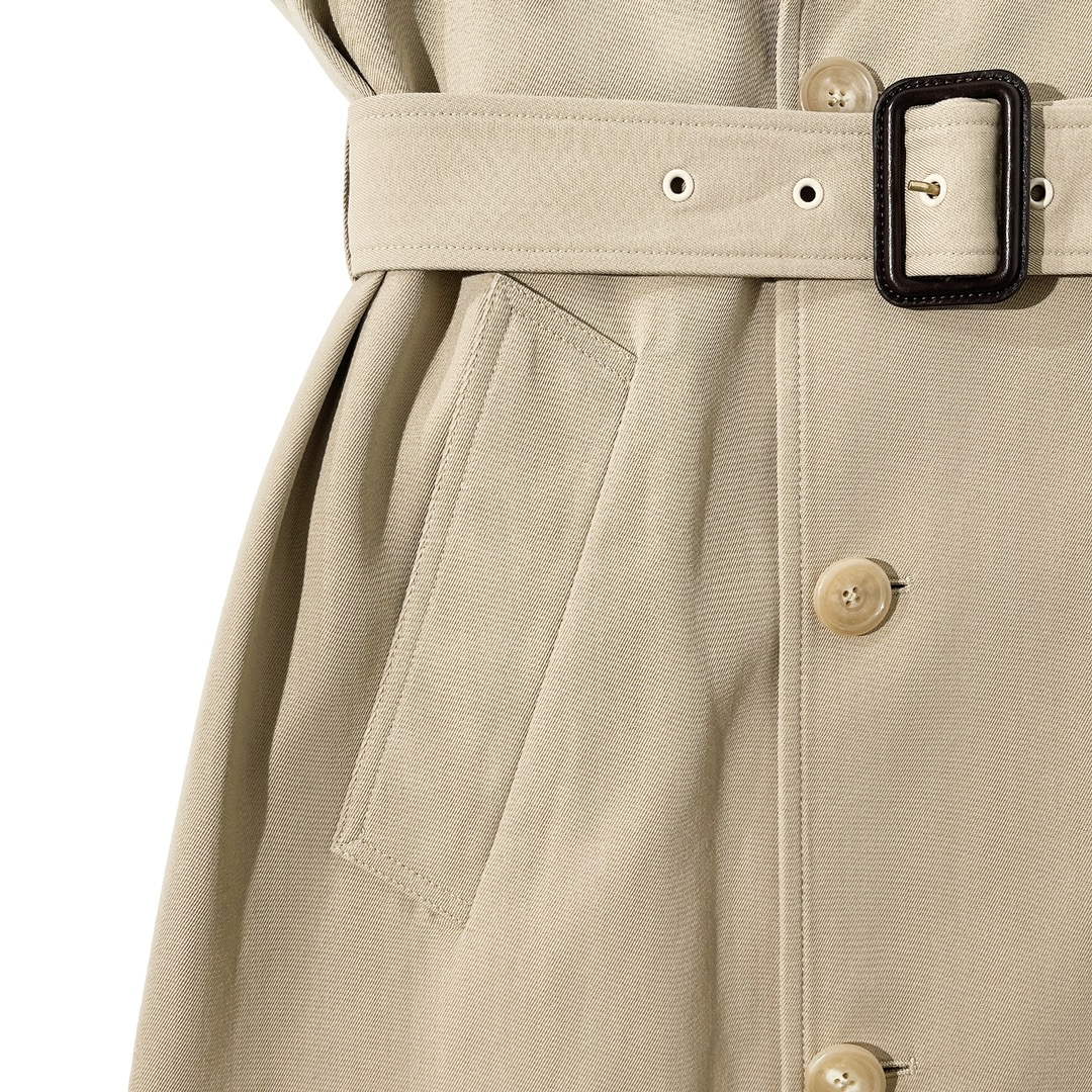 Celine 2M96A777S Wiltern Trench Coat In Cotton Gabardinemastic C99065